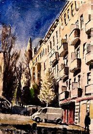 Sonnige Fassade - Christopher Lehmpfuhl 