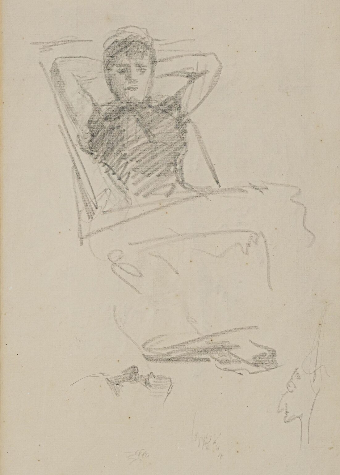 Sitzende - Lovis Corinth 