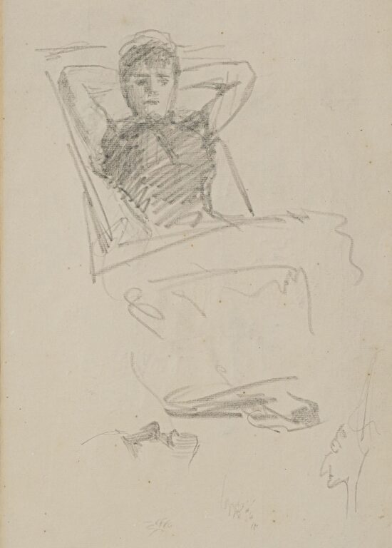 Sitzende - Lovis Corinth 