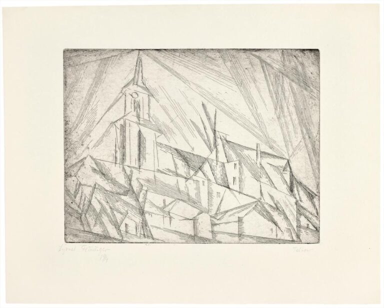 Teltow I - Lyonel Feininger 