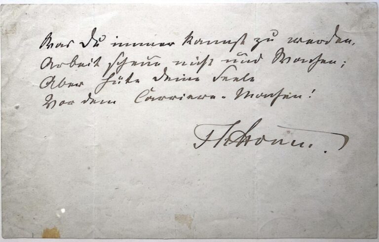 „Für meine Söhne“ - Theodor Storm 