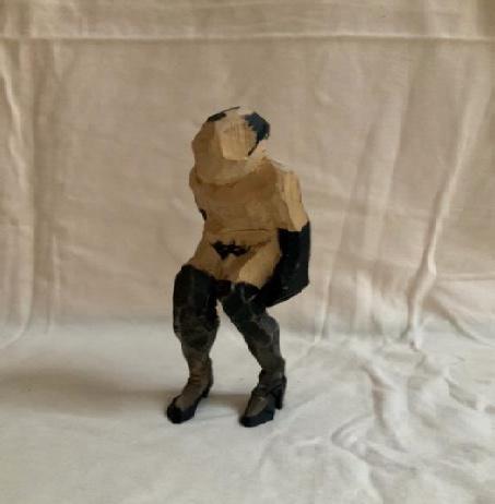 nackte Person in langen Stiefeln - Georg Schulz 