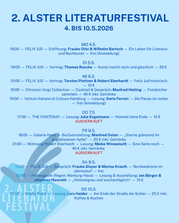 2. Alster Literaturfestival 