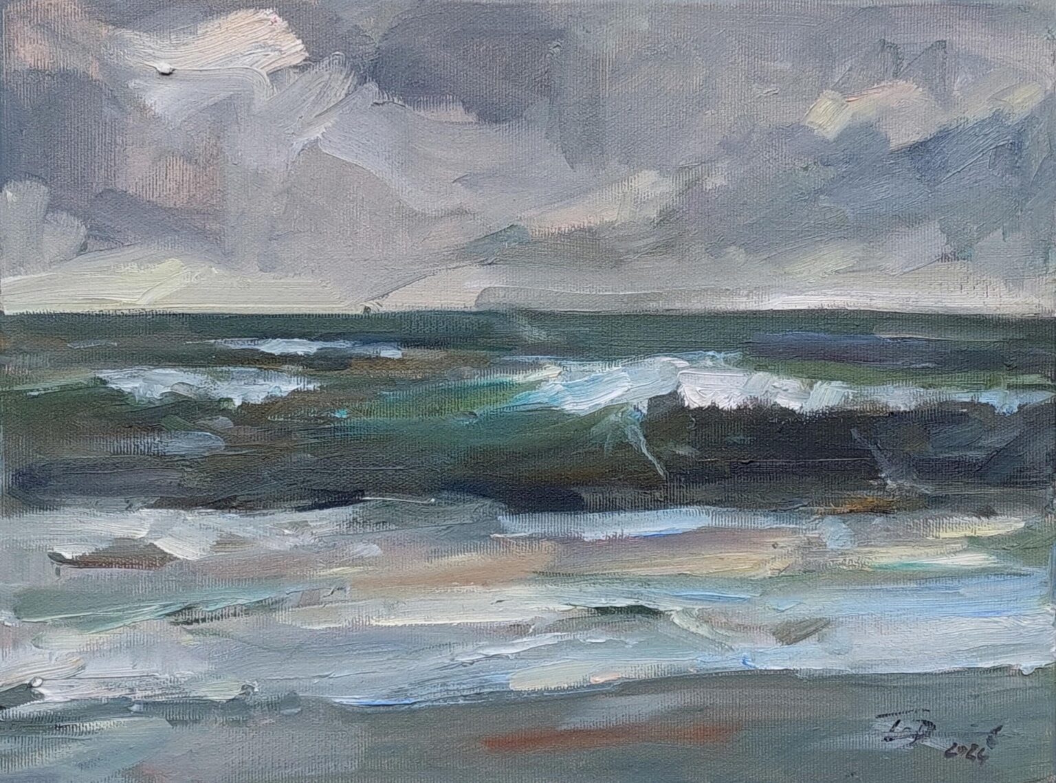 Wellen und Himmelstudie Wenningstedt - Tobias Duwe 