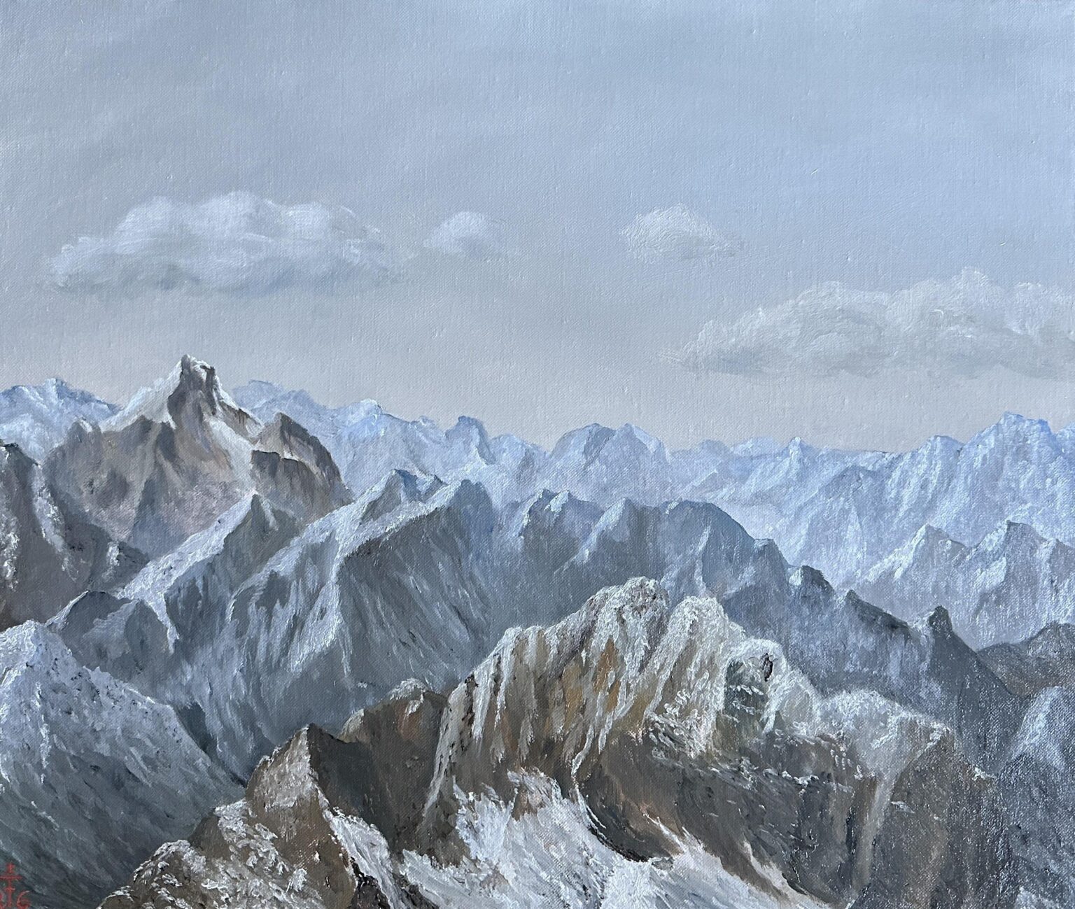 Alpenlandschaft - Feodora Hohenlohe 