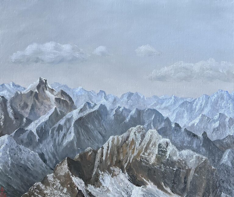 Alpenlandschaft - Feodora Hohenlohe 