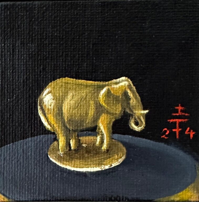 Goldener Elefant - Feodora Hohenlohe 