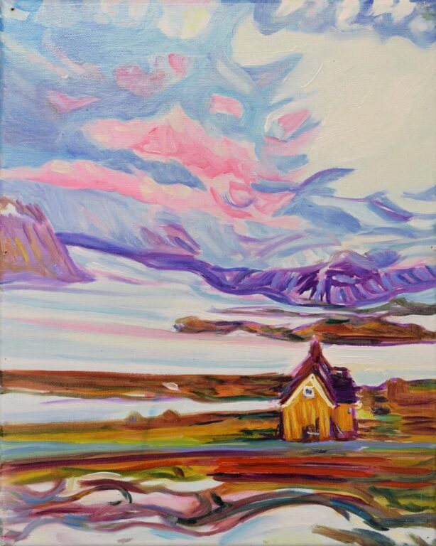 Atelieraussicht Spitzbergen - Silke Mathe 