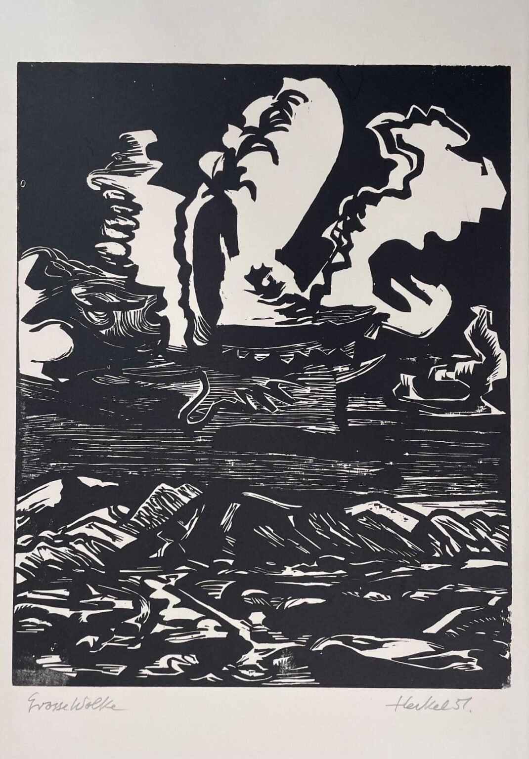 Gro&szlig;e Wolke - Erich Heckel 