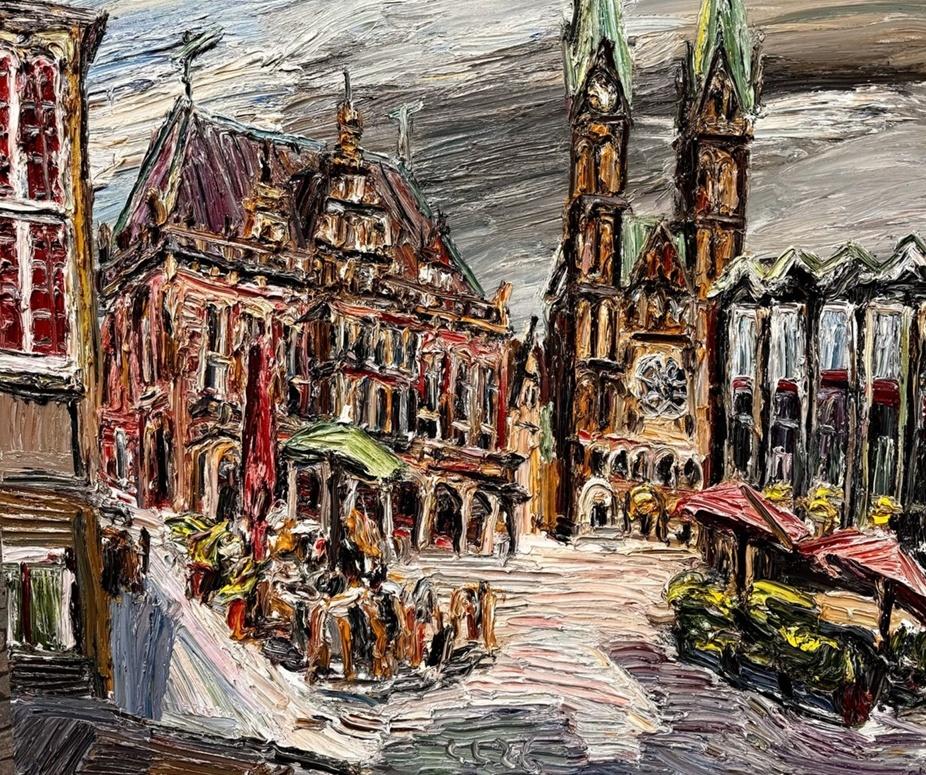 Bremer Marktplatz im Abendlicht - Christopher Lehmpfuhl 