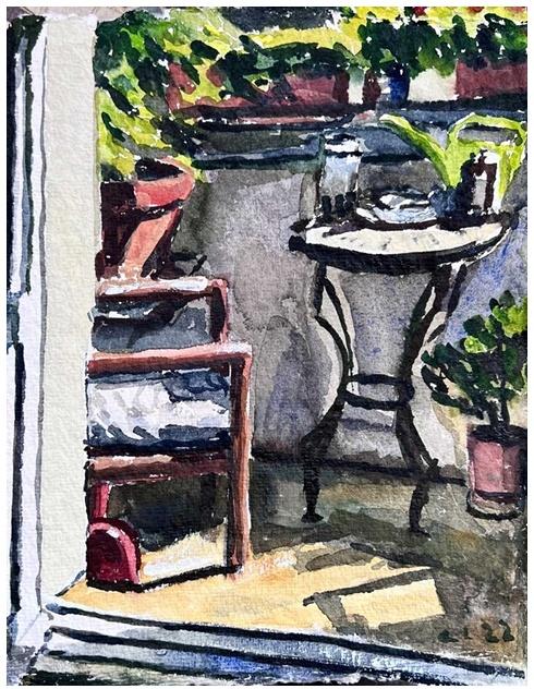 Sommerlicher Balkon - Christopher Lehmpfuhl 