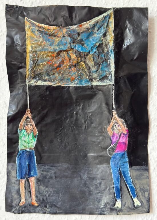 Banner halten - Christian Hein 