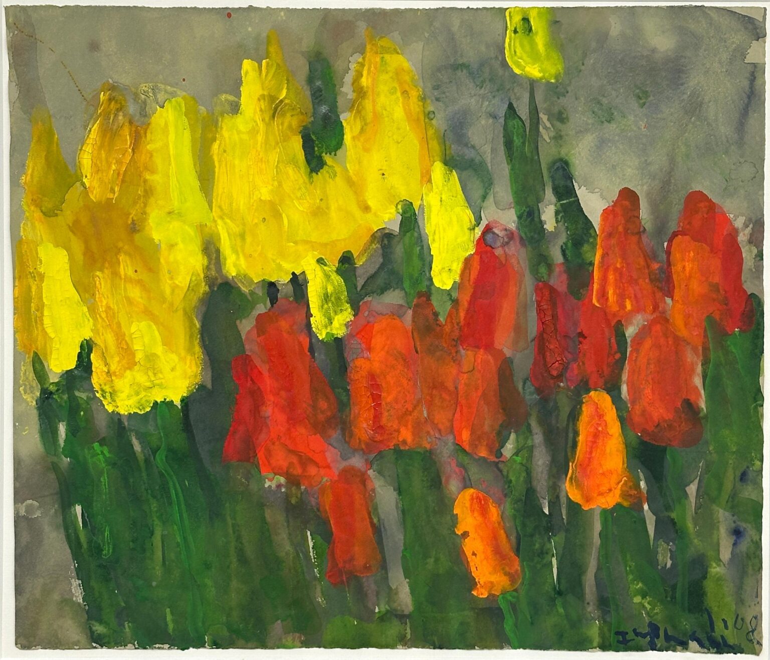 Tulpen (gelb/rot) - Klaus Fußmann 