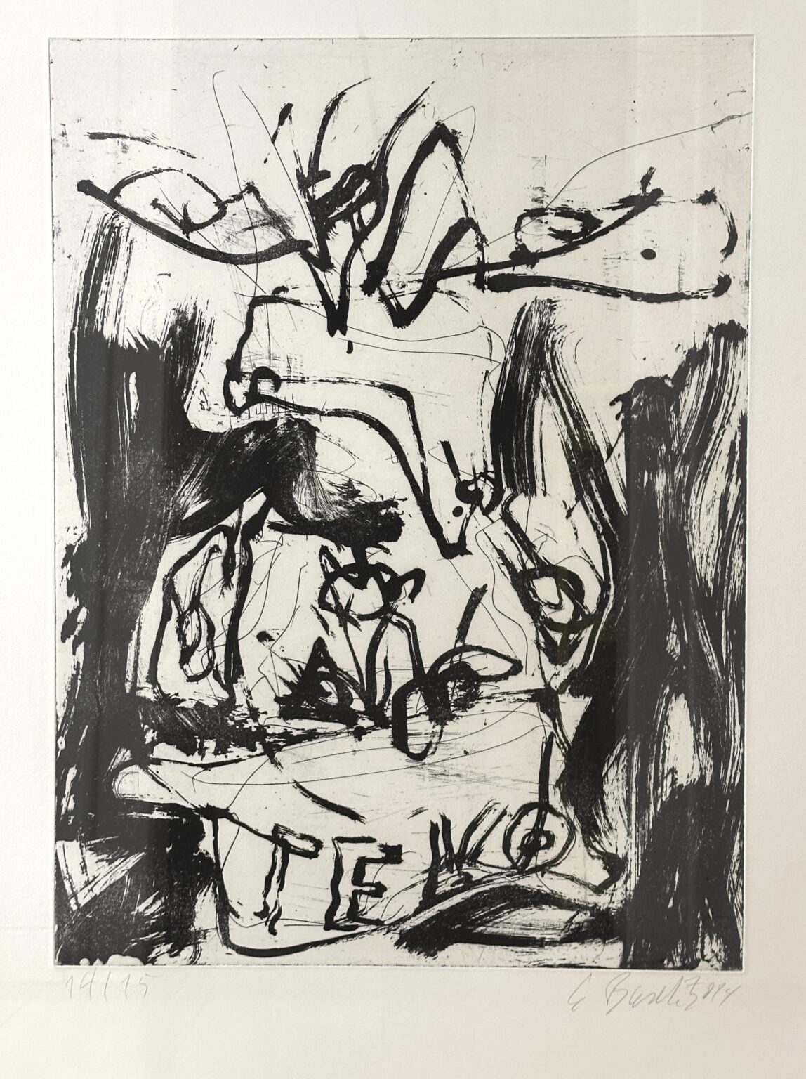o.T. #4 - Georg Baselitz 