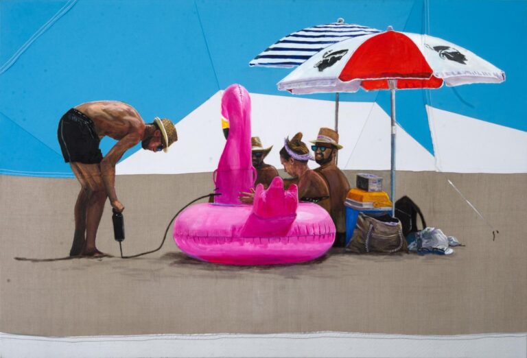 How to pump up a pink flamingo - Christian Hein 