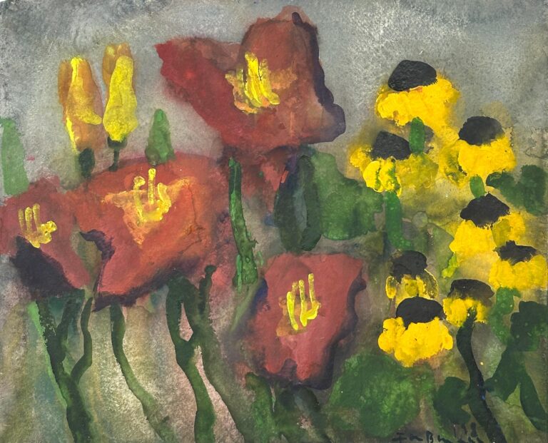 Rudbeckia und Taglilie - Klaus Fußmann 