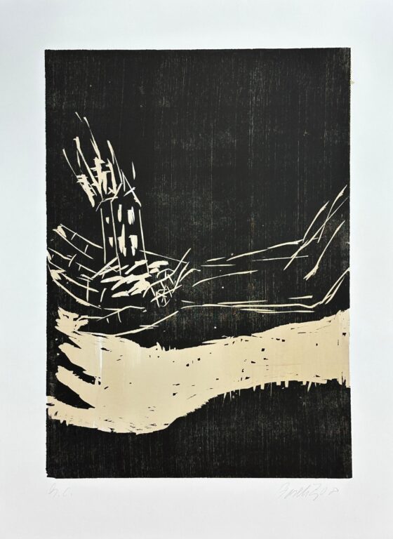 Brennendes Haus - Georg Baselitz 