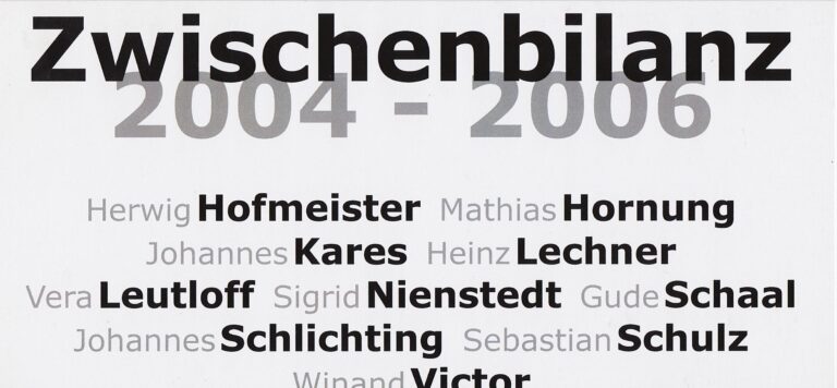 Zwischenbilanz 2004-2006 