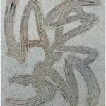 o.T.-(brushstrokes,color-split),-2023,-Acryl-und-Tusche-auf-Leinwand,-70cm-x-60cm,-3800&euro;