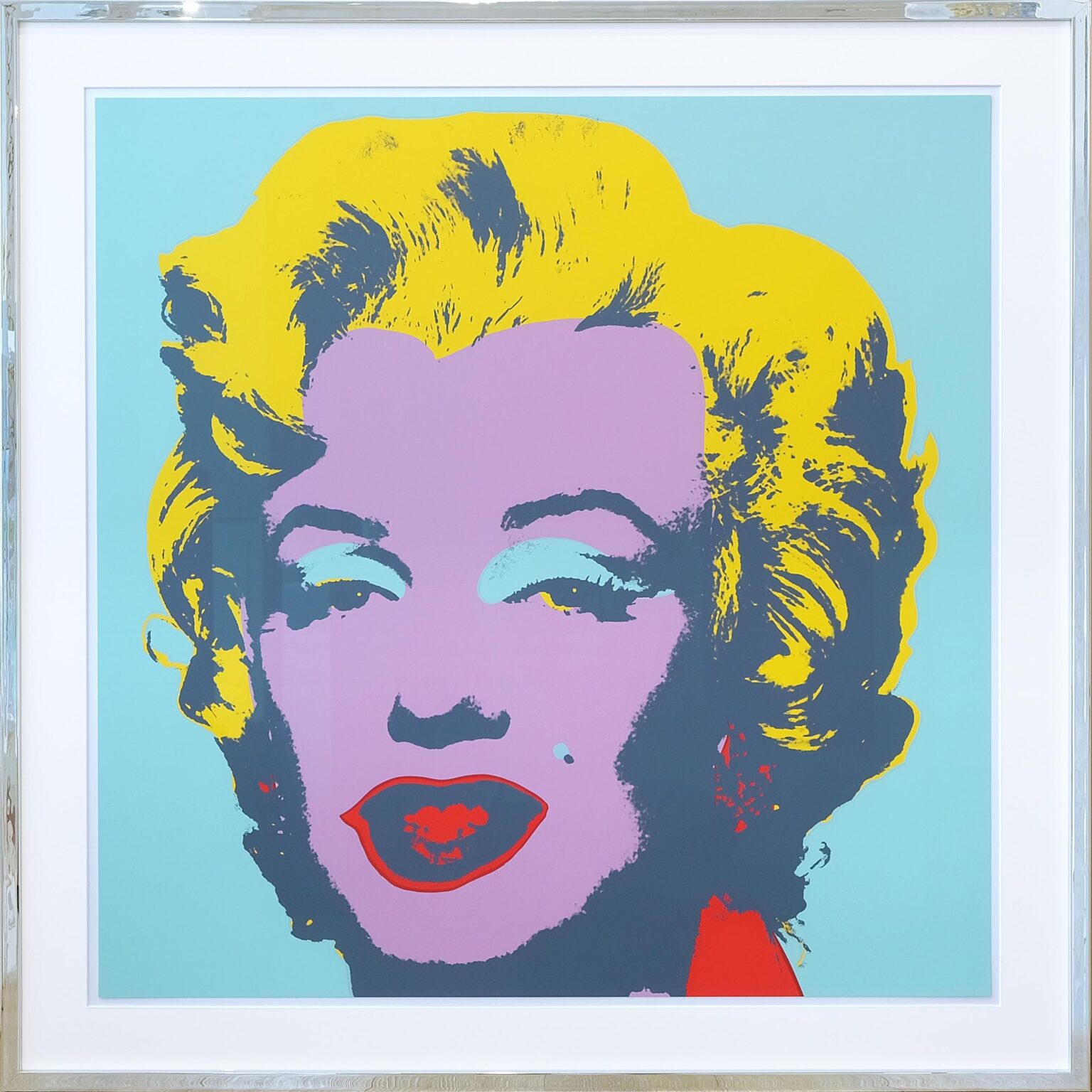Marilyn 11.23 – mintgreen, purple, yellow - Andy Warhol 