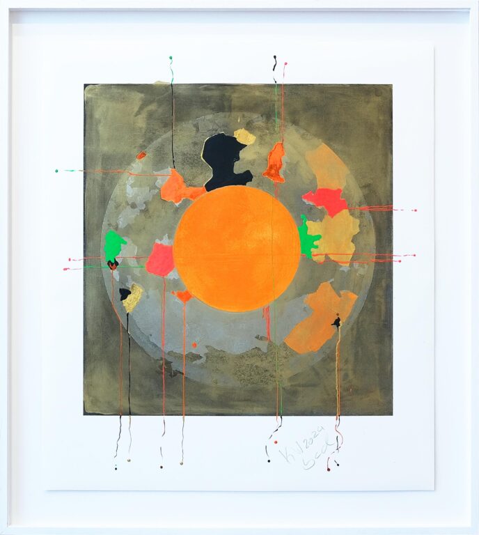 Metamorphose KW2025 II, gold-orange - Bernd C. Dietrich 