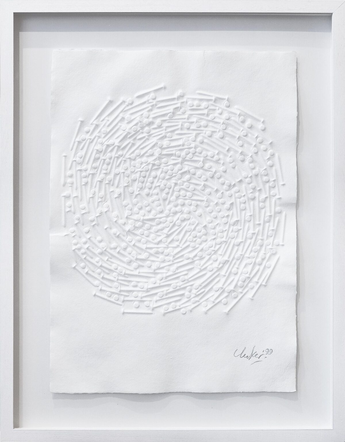 Bewegter Kreis – Spirale - Günther Uecker 