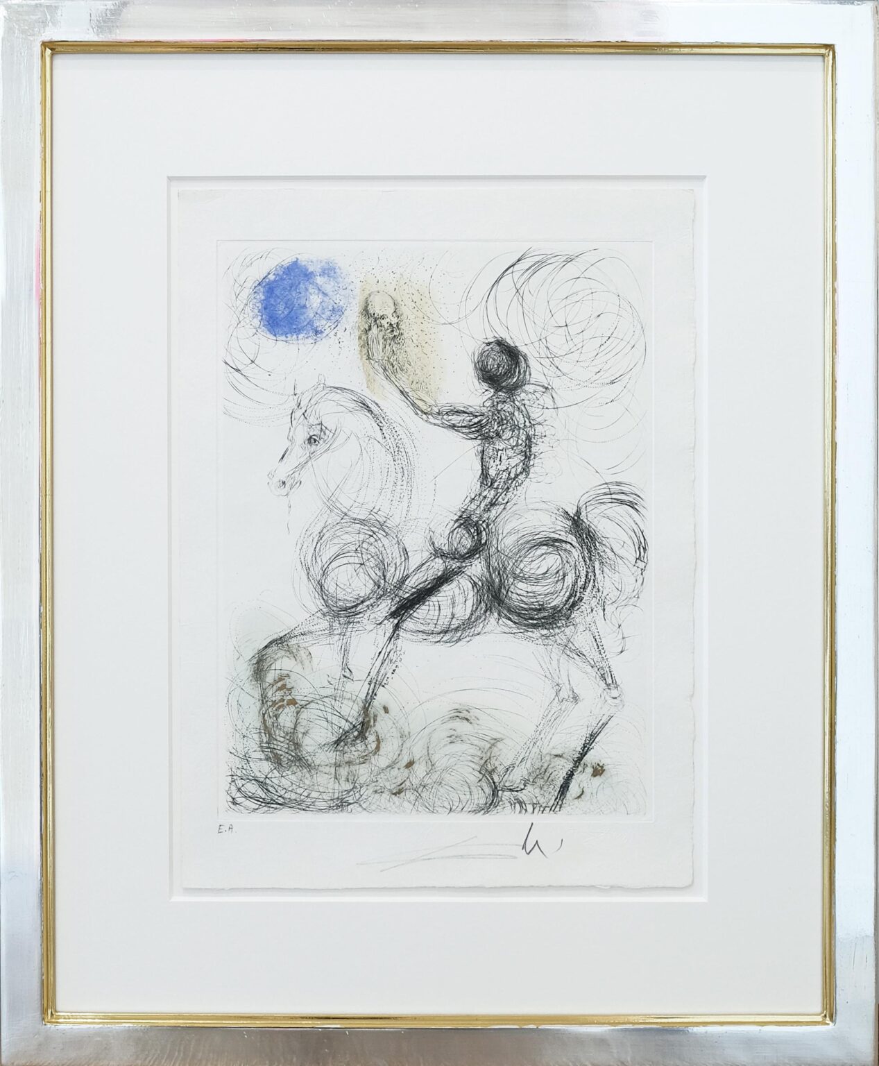 Reiter und Tod – Cavalier et la mort - Salvador Dali 