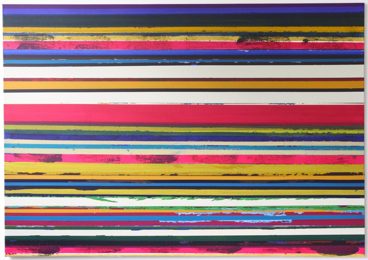 Line Broken &bdquo;press the brushstroke - Ruri Matsumoto 