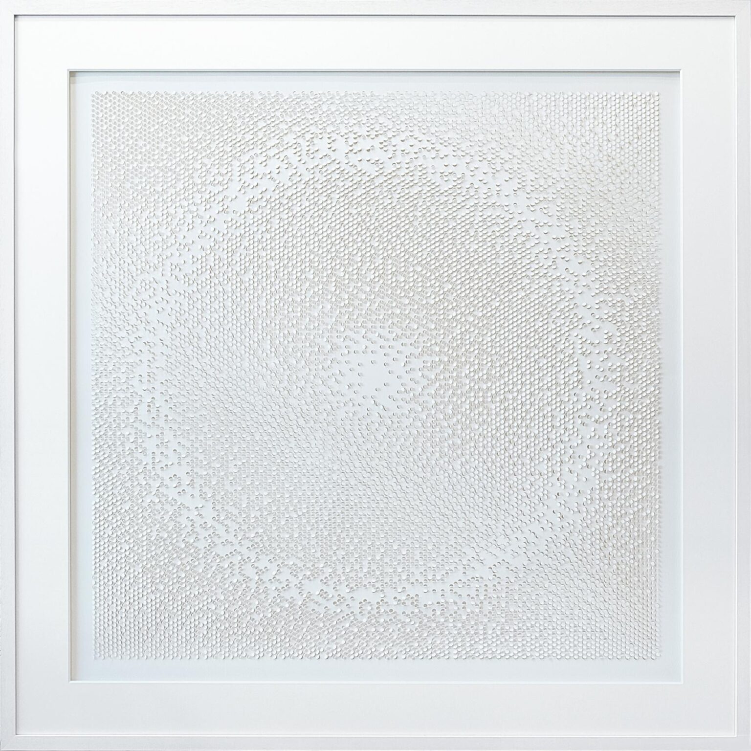 Light rain sphere in white with walnut stain &ndash; ET 424 - Sascha Nordmeyer 