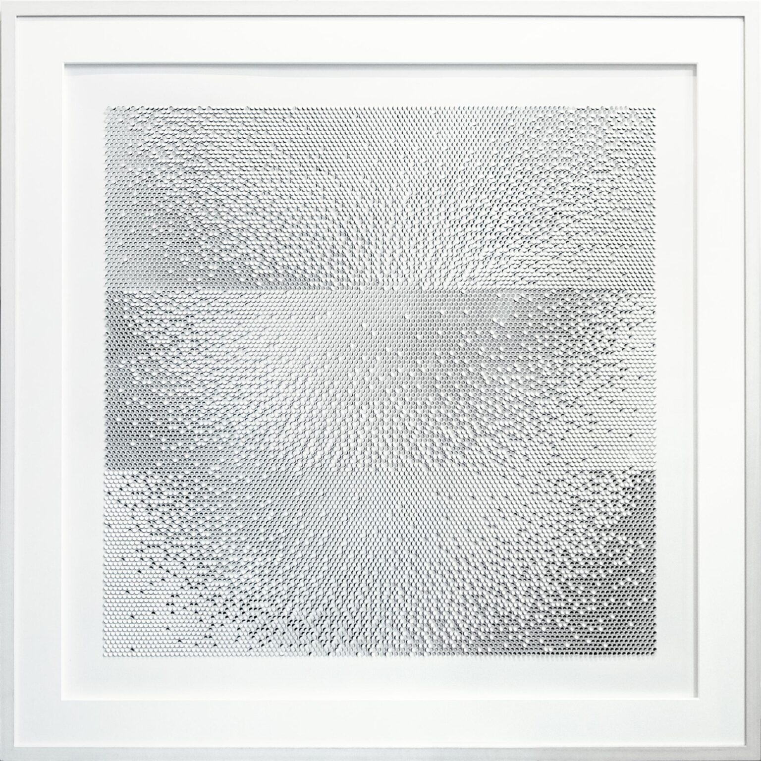 Radial white on black light field &ndash; ET 302 - Sascha Nordmeyer 