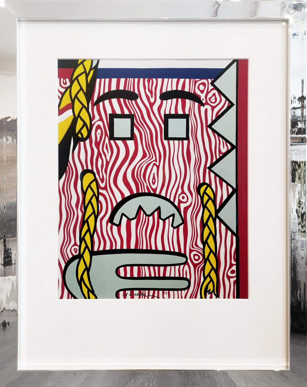 Head with Braids - Roy Lichtenstein 