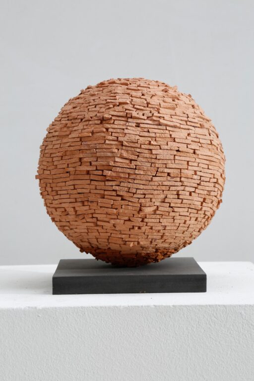Terracotta Ball Sculpture - Reiner Seliger 