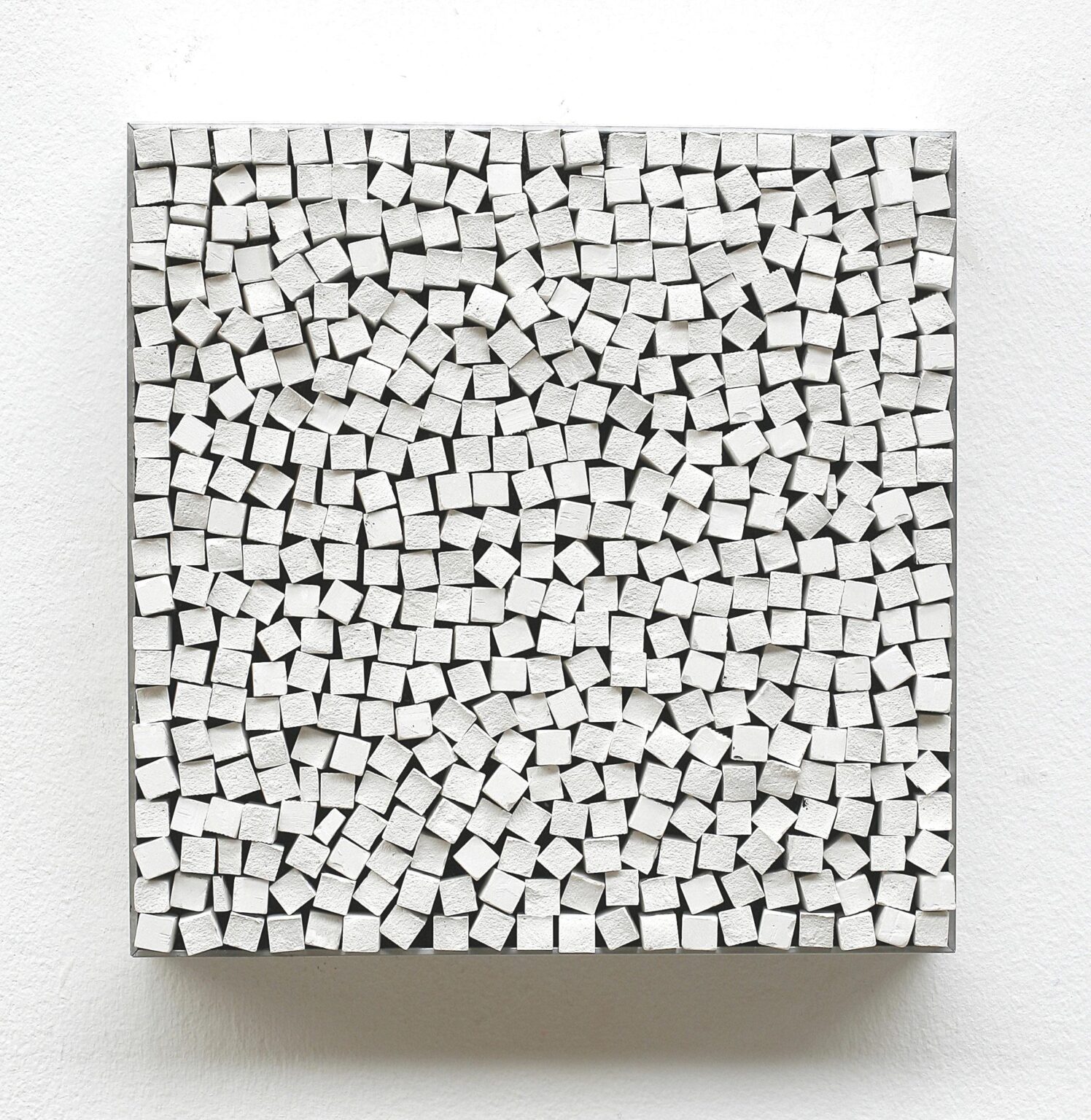 Kreidebild wei&szlig; 30&times;30 - Reiner Seliger 