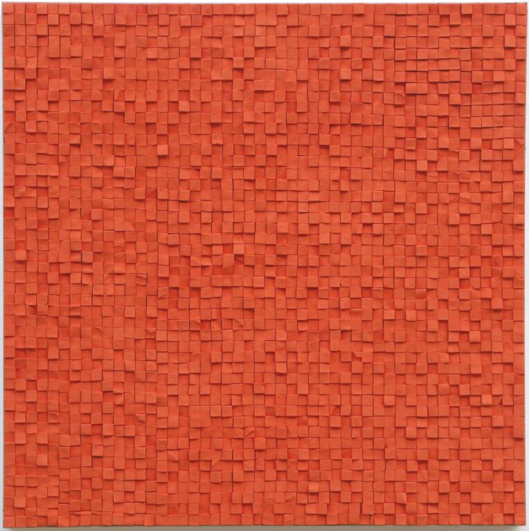 Chalk work orange - Reiner Seliger 