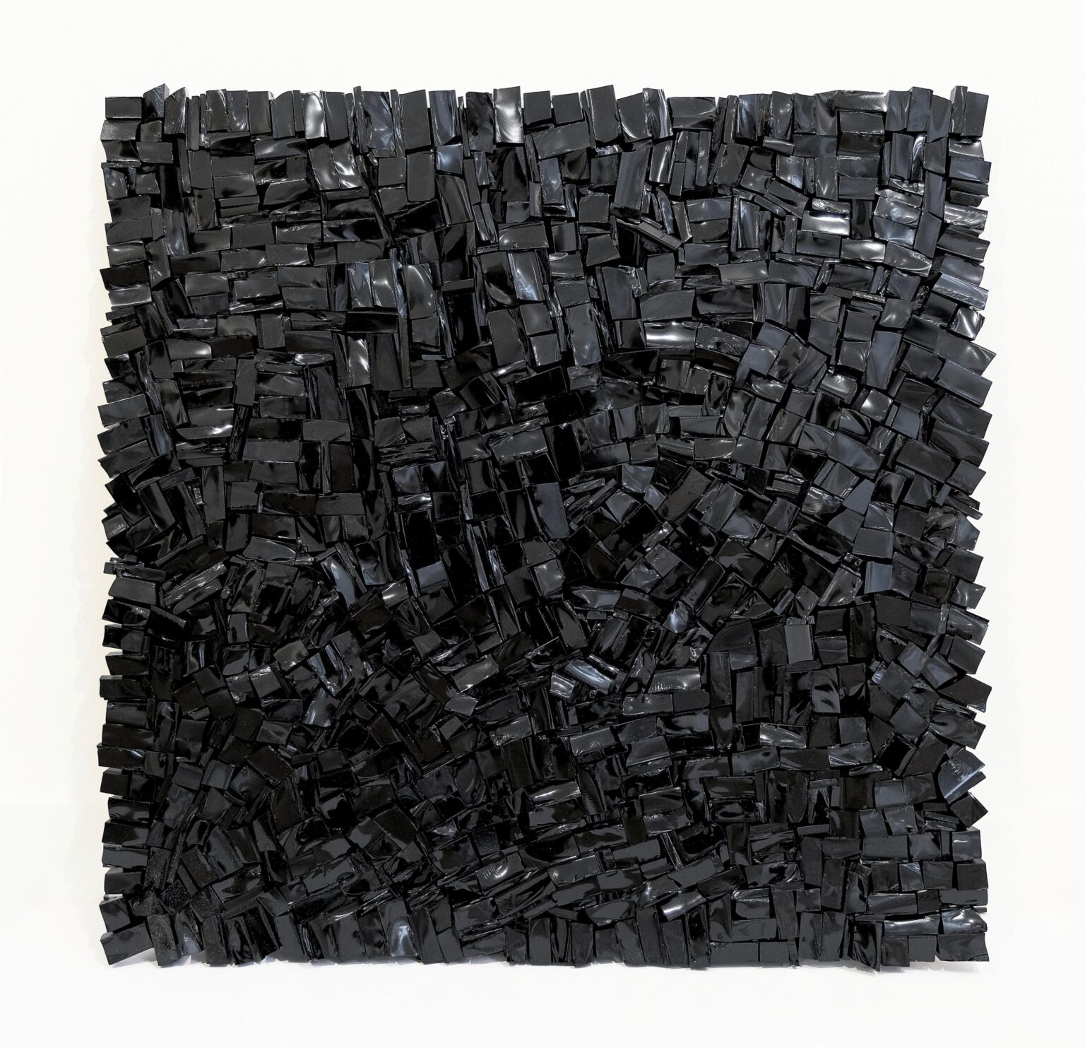 Glastableau Broken Black - Reiner Seliger 