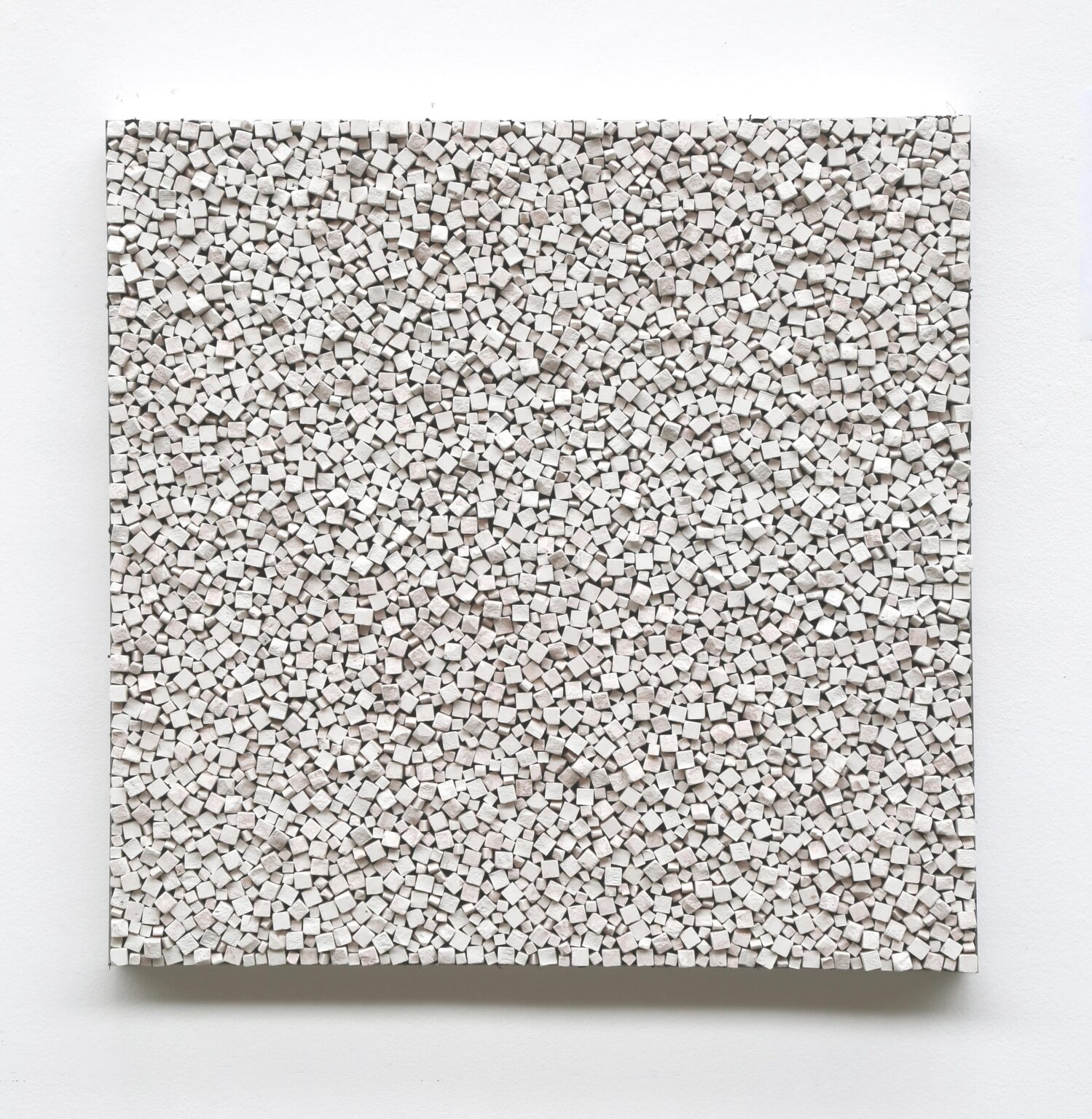 Kreidebild wei&szlig; 100&times;100 - Reiner Seliger 