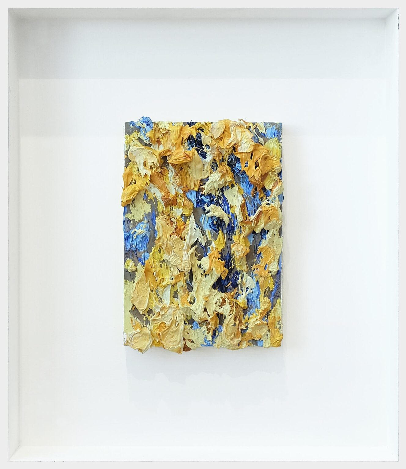 Europ&auml;ischer Vulkan Flammenbild (Gold-Blau) - Bernd Schwarzer 