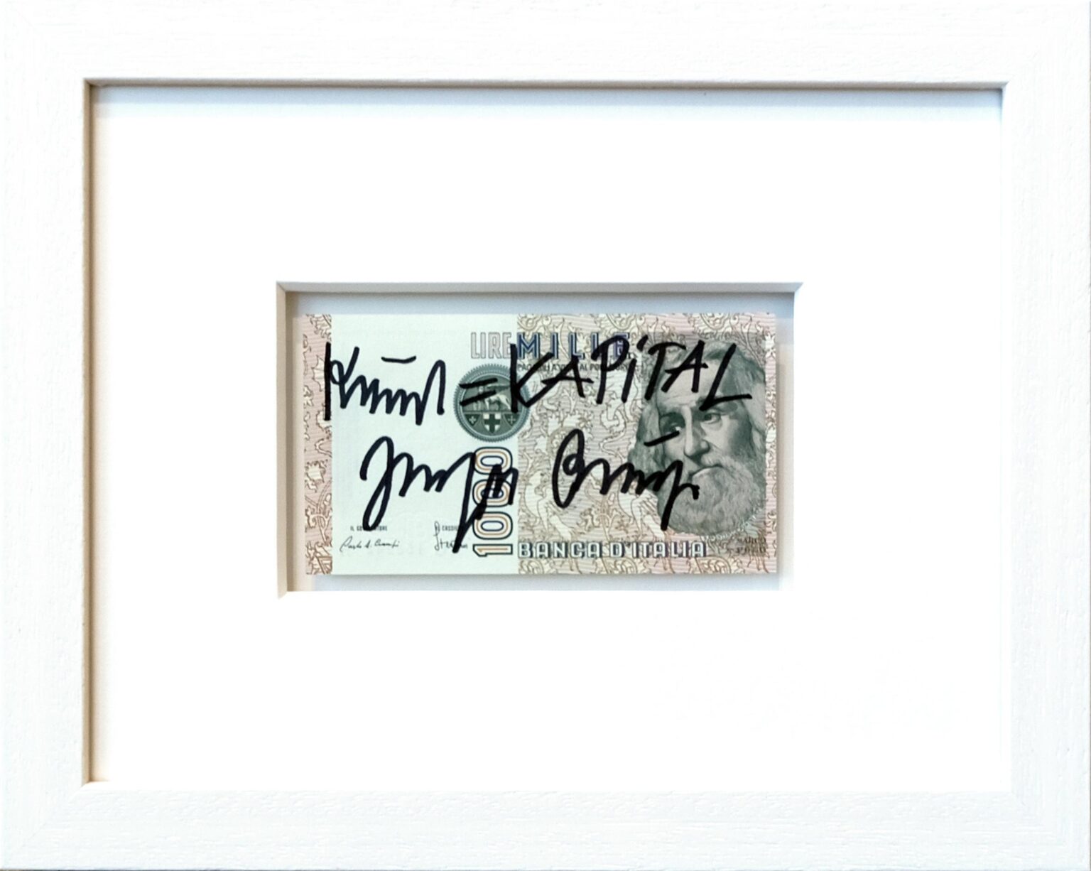 Kunst = Kapital, 1000 Lira (Marco Polo) - Joseph Beuys 