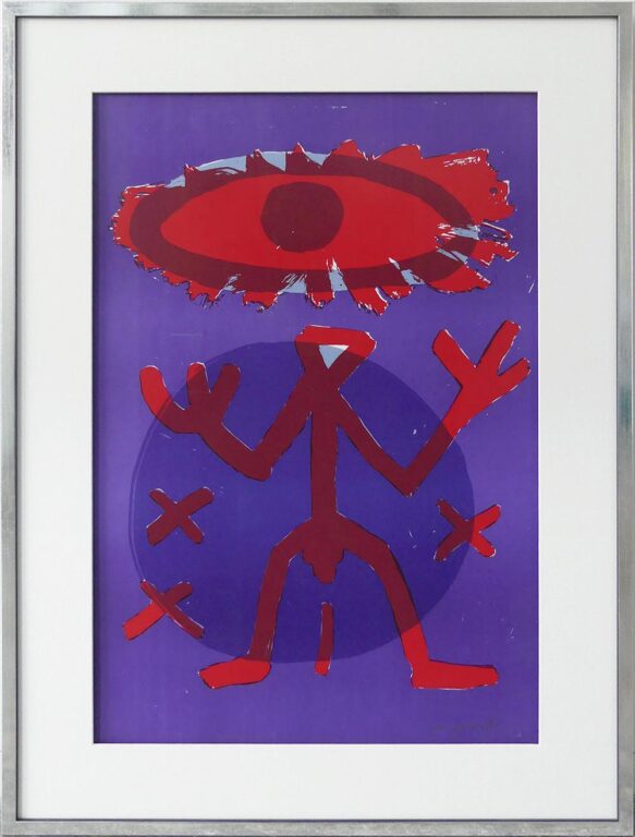 Standart Variation Rot Lila - A.R. Penck 